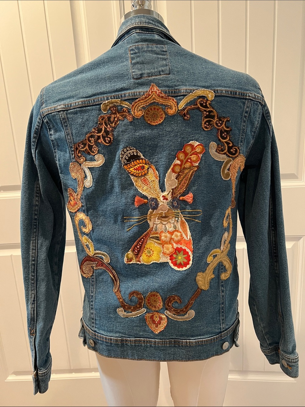 Zara Medium Blue Denim Jean Jacket